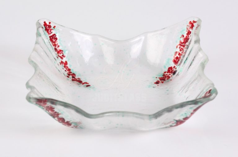 Hamutartók, dísztálak üvegből Juditglass Tiffany üvegek