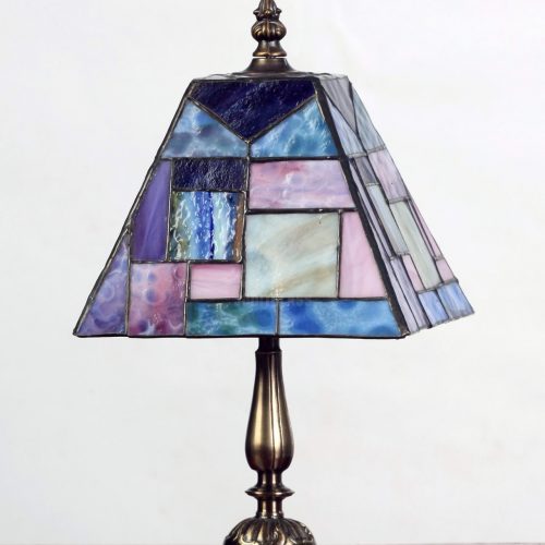 Lila Art Deco tiffany lámpa