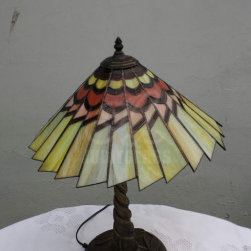 Napsugaras Art Deco tiffany lámpa